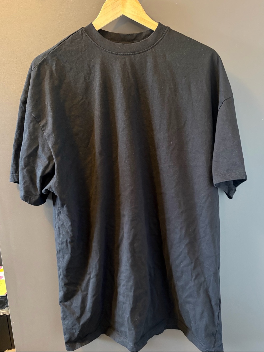 H&M Divided Women’s Black Tshirt Dress Size Medium 100% cotton